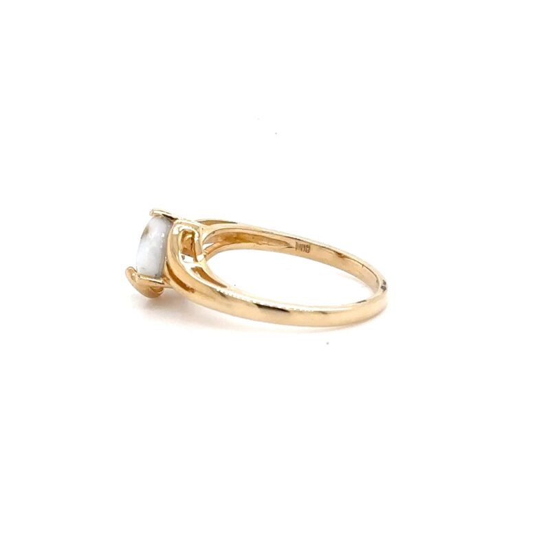 Ladies Gold Quartz Rings RL744Q - Image 4