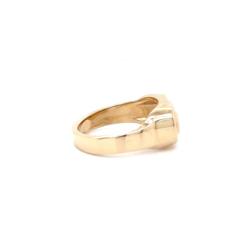 Ladies Gold Quartz Ring 170G2 - Image 2