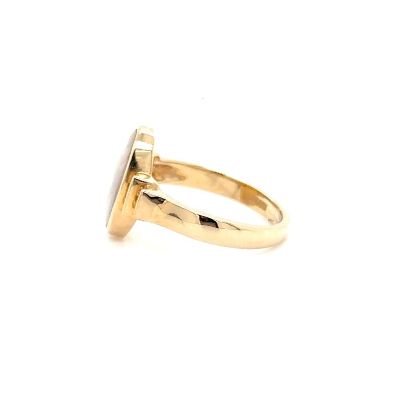 Ladies Gold Quartz & Diamonds Ring R1090-GQ - Image 4