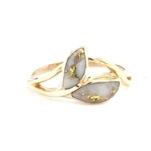 Ladies Gold Quartz Ring R3342-GQ