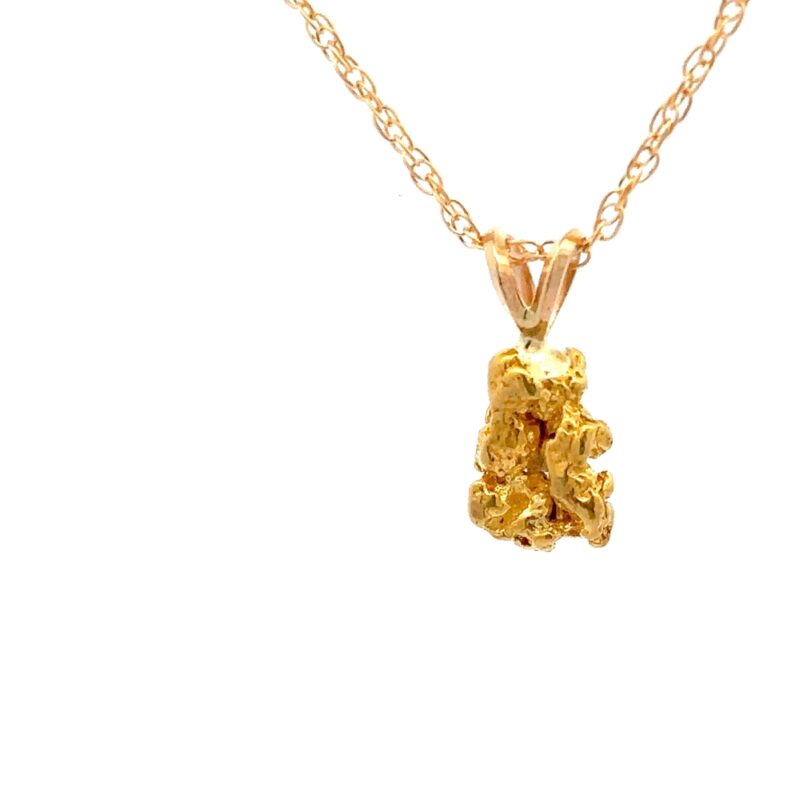Gold Nugget With Diamond 078038 - Image 3