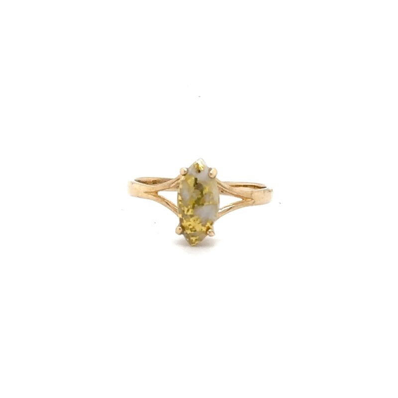 Ladies Gold Quartz Ring RL645Q