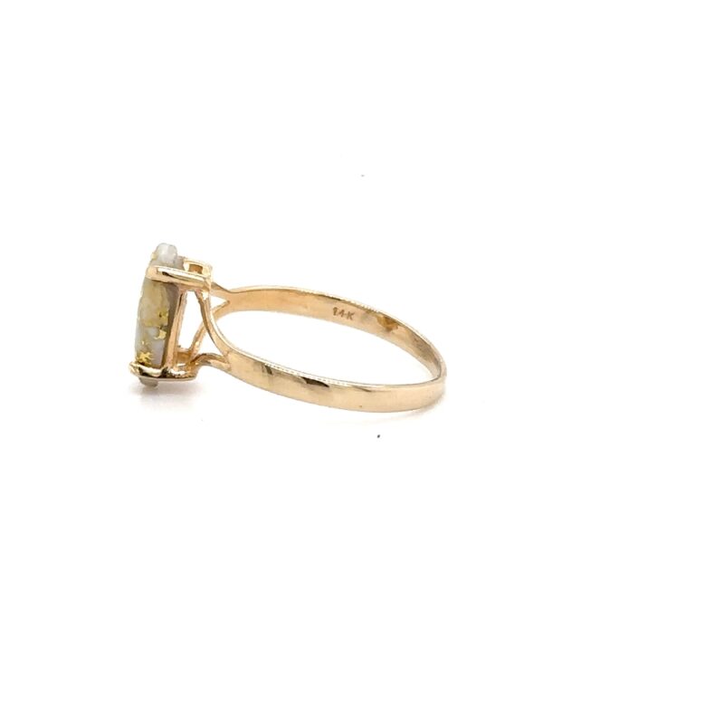 Ladies Gold Quartz Ring RL645Q - Image 4