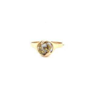 Ladies Gold Quartz Ring RL650Q