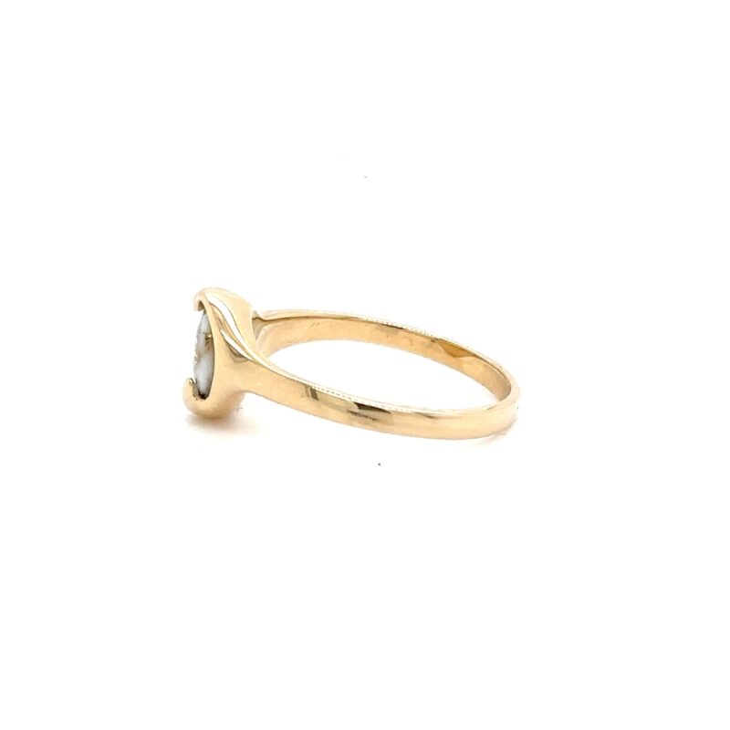 Ladies Gold Quartz Ring RL650Q - Image 4