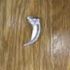 Pure Silver Grizzly Bear Claw - Small