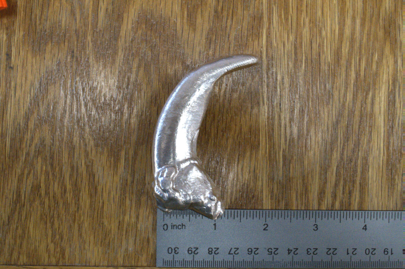 Pure Silver Grizzly Bear Claw - Large - Image 2