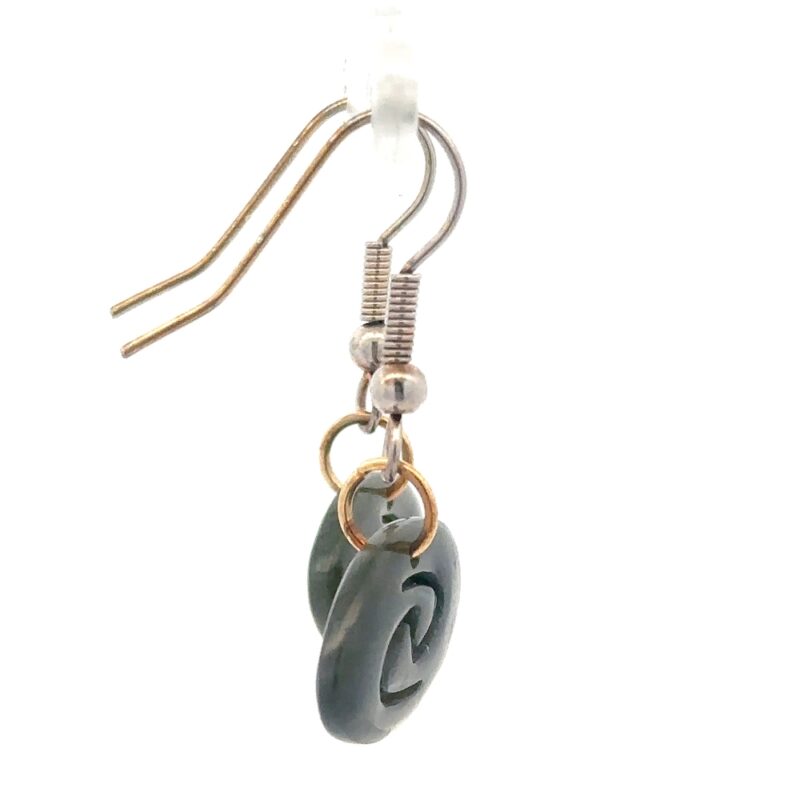 Jade Dangling Earrings E51X - Image 4