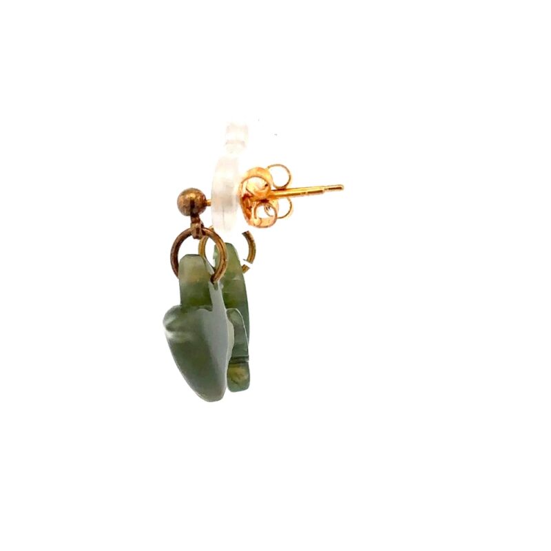 Jade Humming Bird Earrings EHBX - Image 2