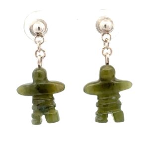 Jade Inukshuk Earrings ENUK