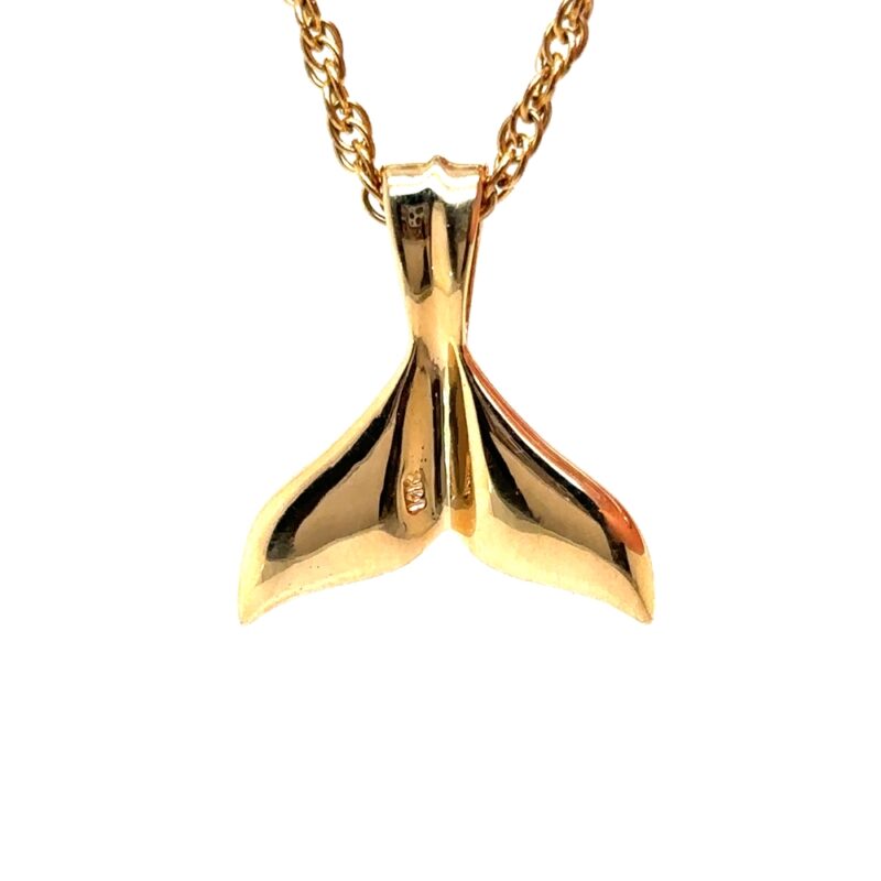 Gold Quartz & Gold Nugget Whale Tail FF564G2NG - Image 4