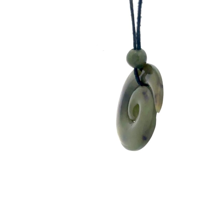 Jade Spiral Cord Necklace FH4Y - Image 4
