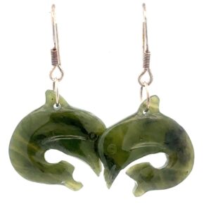 Dolphin Jade Earrings JDOE