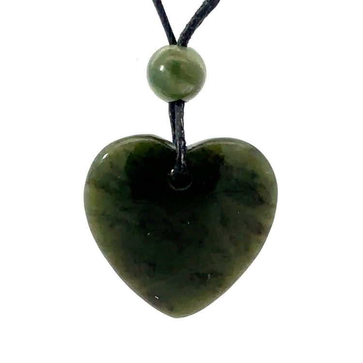 Jade Heart Pendant JPH2 - Image 3