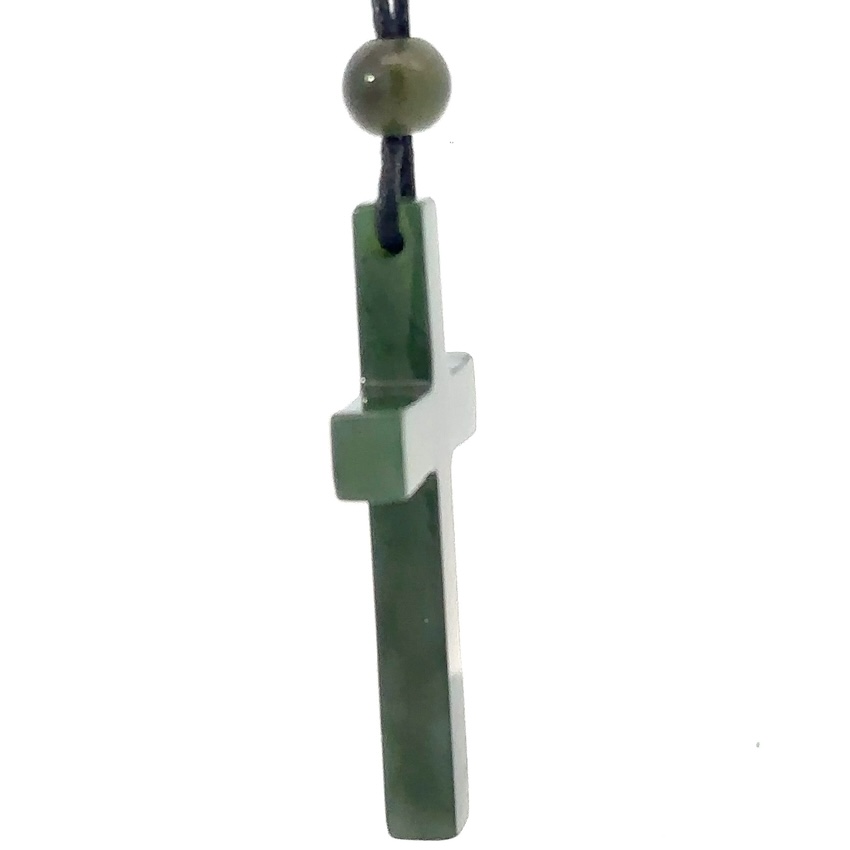 Jade Cross Pendant P1Z - Image 4