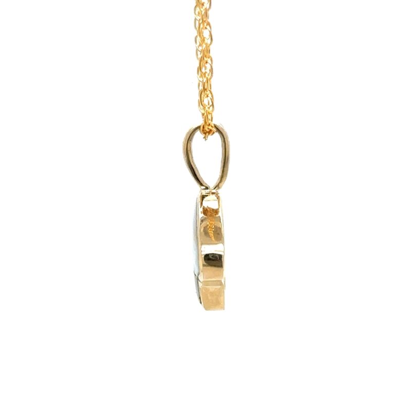 Bear Gold Quartz Pendant P3248-GQ - Image 2