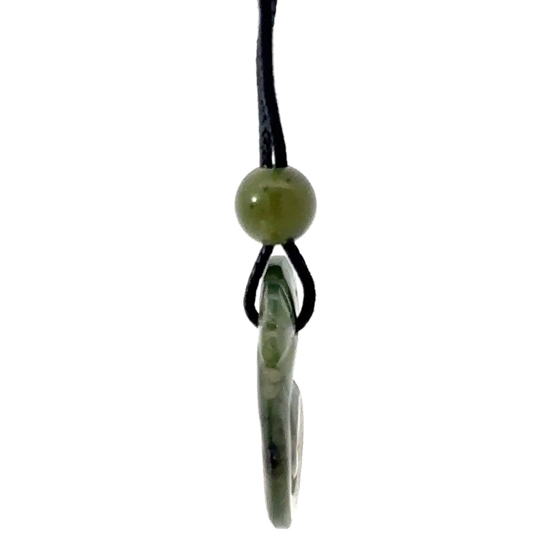 Jade Spiral Pendant P34Z - Image 2