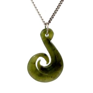 Jade Hook Pendant P45ZC