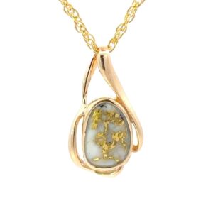 Gold Quartz Ladies Pendant PBD3Q
