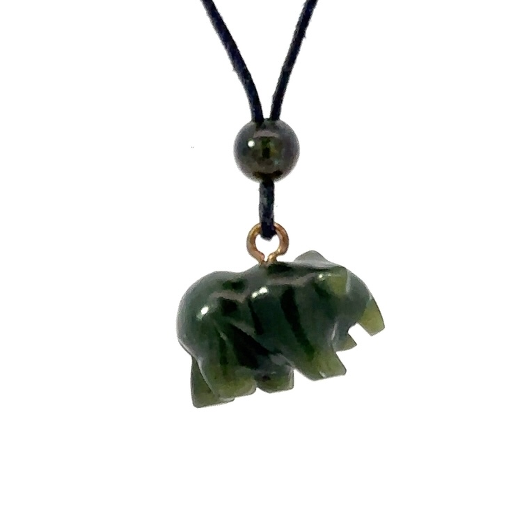Jade Bear Pendant PBEZ - Image 2