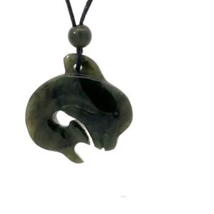 Jade Dolphin Pendant PDOZ