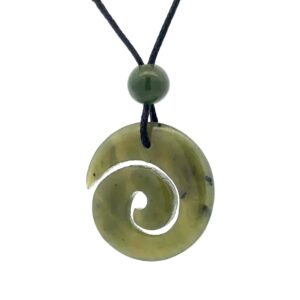 Spiraling Jade Necklace PH4Z