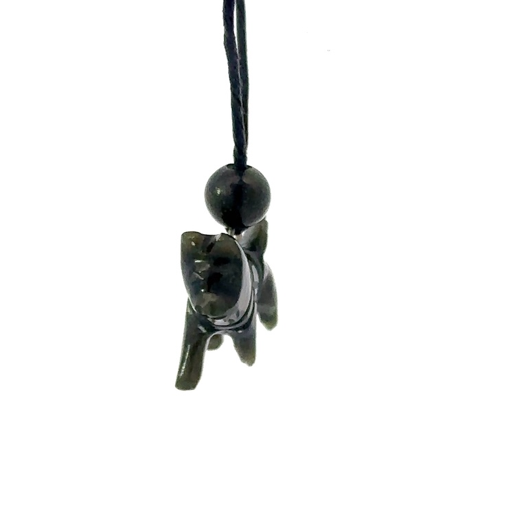 Jade Sled Dog Pendant PHDZ - Image 2