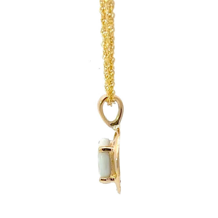Gold Quartz Pendant PN805XSQX - Image 4