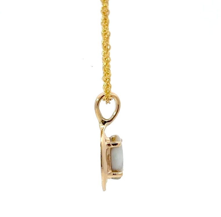 Gold Quartz Pendant PN805XSQX - Image 2
