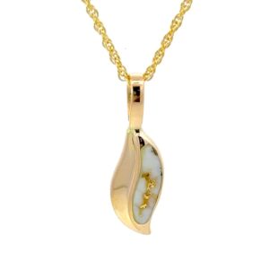 Gold Quartz Ladies Pendant PN806Q