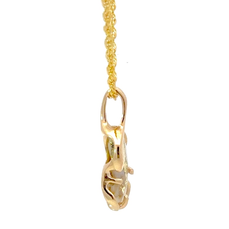 Gold Quartz Pendant PN8655Q - Image 2