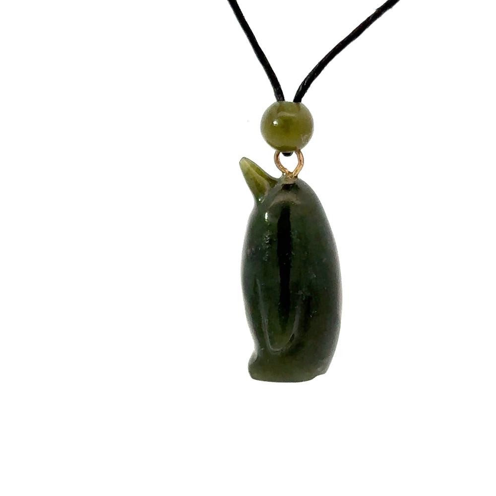 Jade Penguin Cord Necklace PPG - Image 3