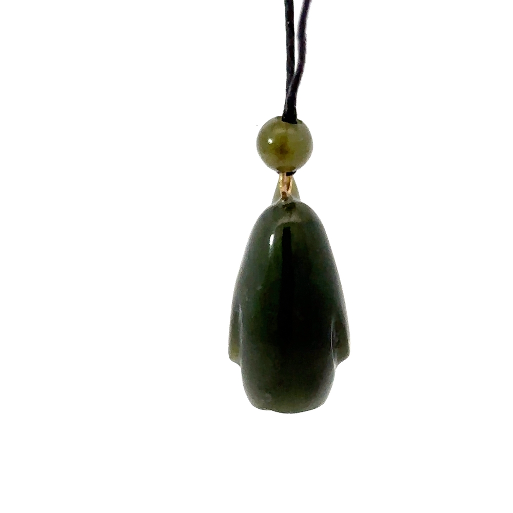 Jade Penguin Cord Necklace PPG - Image 2