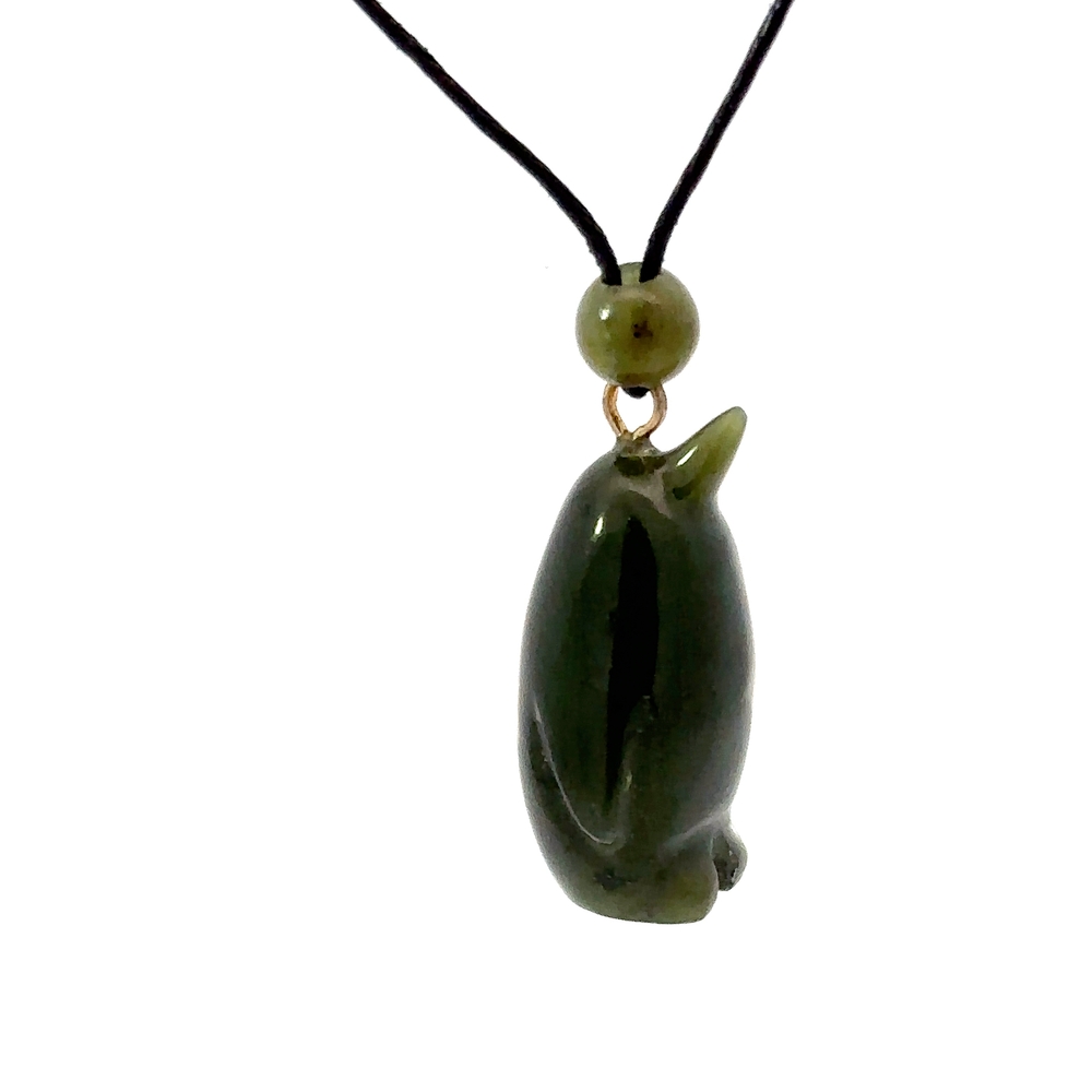 Jade Penguin Cord Necklace PPG - Image 4