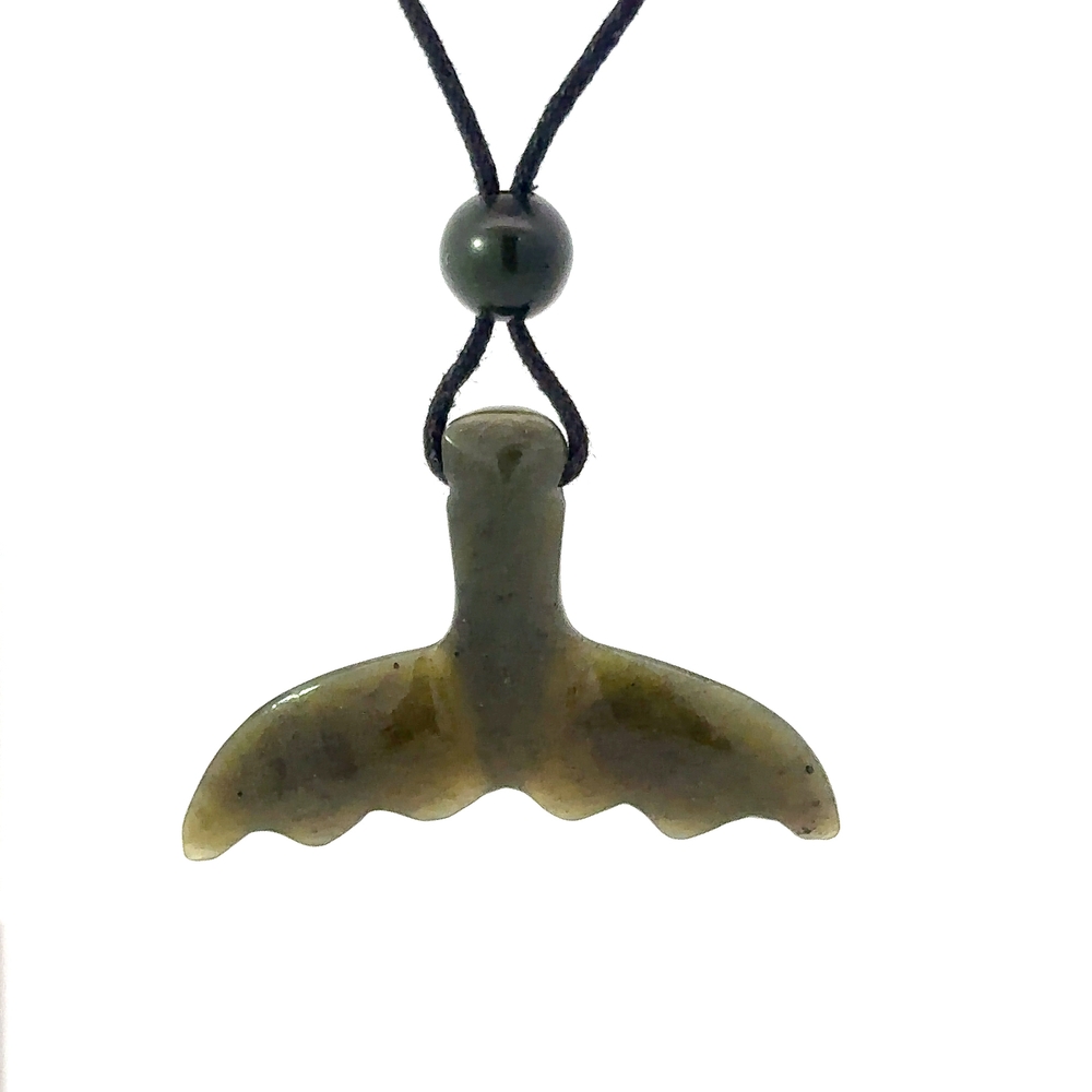 Jade Whale Tail Pendant PWT1 - Image 3