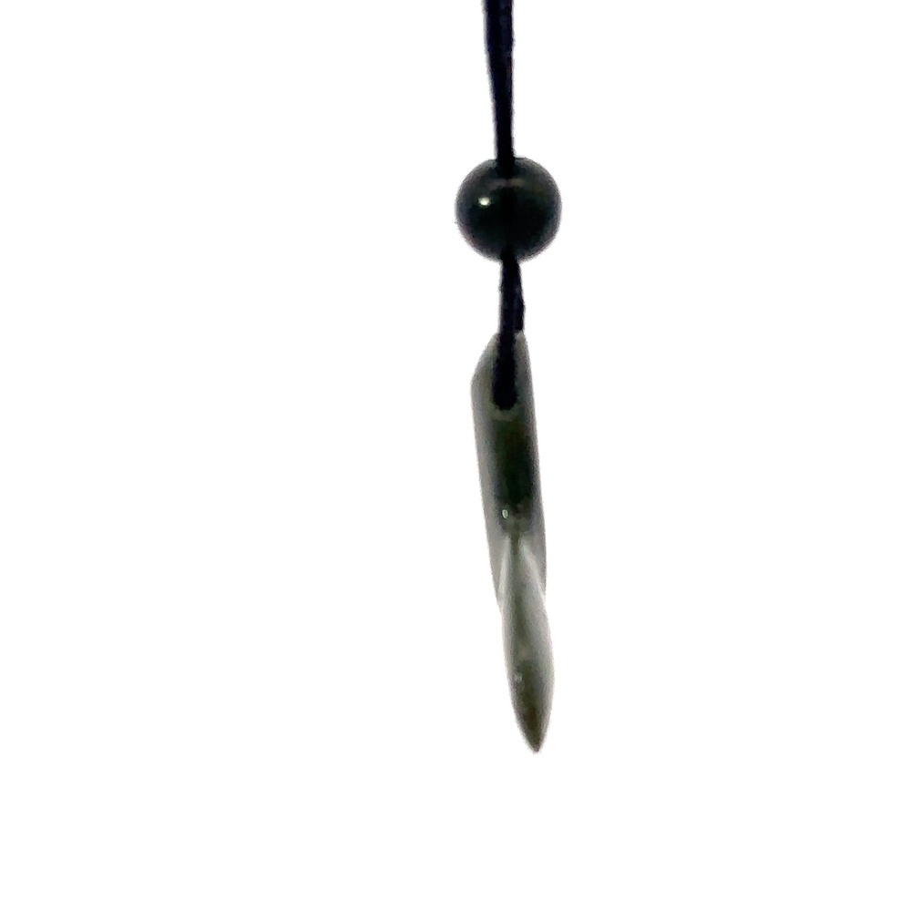 Jade Whale Tail Pendant PWT1 - Image 2