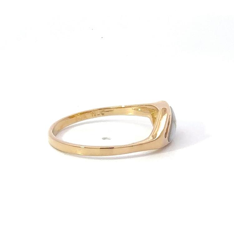 Gold Quartz & Diamond Ladies Ring RL1072DQ - Image 2