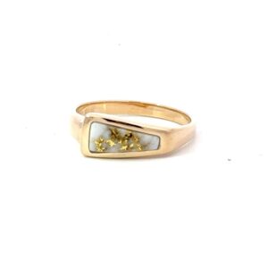 Gold Quartz Ladies Ring RL1074Q