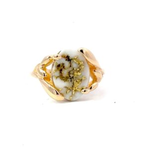 Gold Quartz Ladies Ring RL1136Q