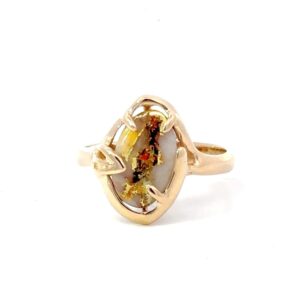 Gold Quartz Ladies Ring RL233Q
