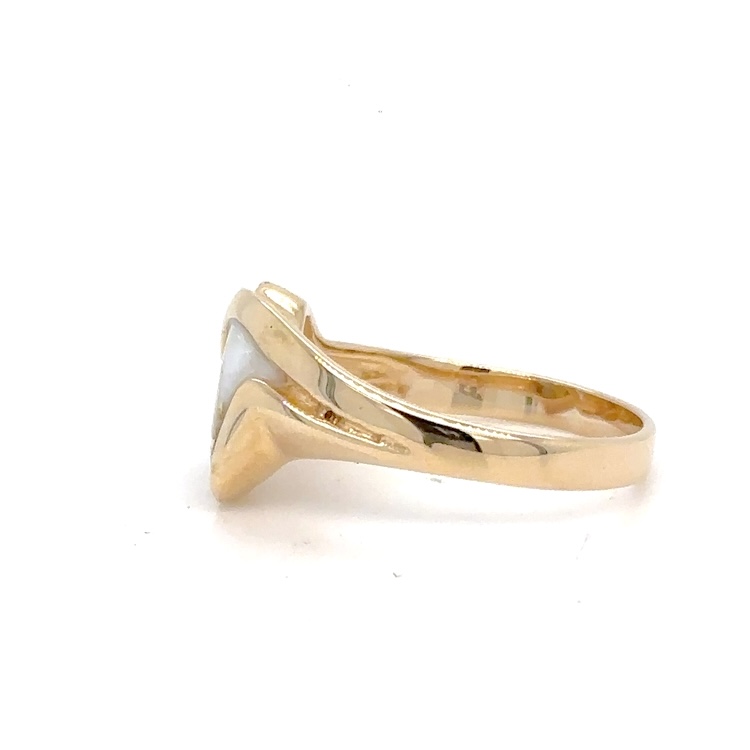 Ladies Gold Quartz & Diamond Ring RL587D12Q - Image 3