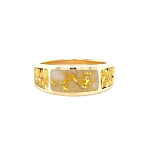 Gold Quartz & Nugget Band RL6520LQ