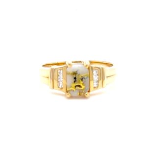 Ladies Gold Quartz Ring RL755D9Q