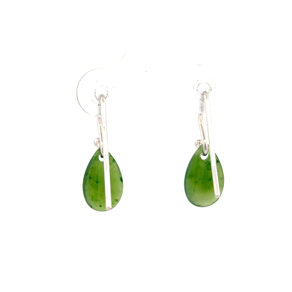 Dangling Jade Earrings UJKK-2397 - Image 3