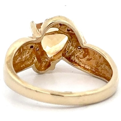 Ladies Citrine Estate Ring 071415 - Image 4