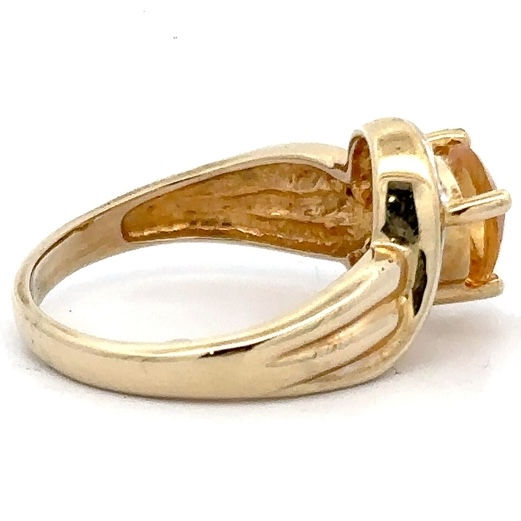 Ladies Citrine Estate Ring 071415 - Image 3
