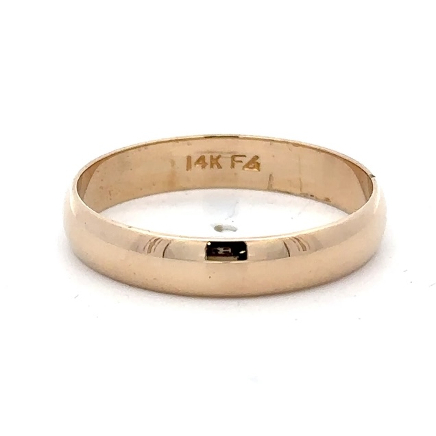 Mens Gold Estate Band 071751