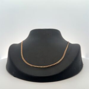 14K 2mm Curb Estate Chain 22" 075815