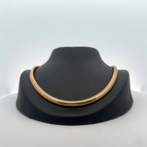 14K 5mm Snake Estate Chain 15" 075886