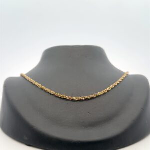 14K Twisted Herringbone Estate Chain 20" 078027